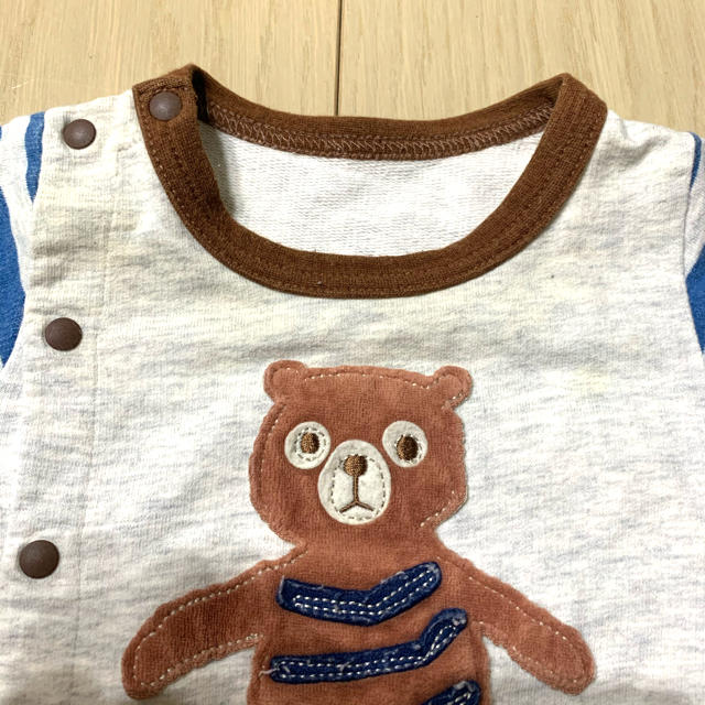 西松屋(ニシマツヤ)の長袖ロンパース2枚セット キッズ/ベビー/マタニティのベビー服(~85cm)(ロンパース)の商品写真