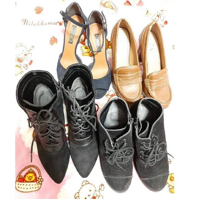 REZOY(リゾイ)の靴 4足セット REZOY  mielcrishunant 神戸レタス レディースの靴/シューズ(ブーツ)の商品写真