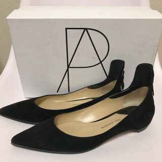 ルシェルブルー　フラットパンプス〔美品〕