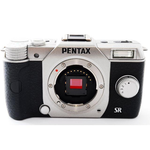 PENTAX(ペンタックス)の❤️驚くほどコンパクト！スマホに送れる❤️ペンタックス Q10 シルバー❤️ スマホ/家電/カメラのカメラ(ミラーレス一眼)の商品写真