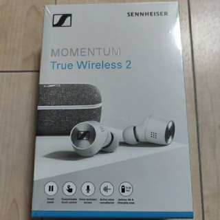 ゼンハイザー(SENNHEISER)のMOMENTUM True Wireless 2ホワイト(ヘッドフォン/イヤフォン)