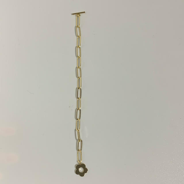 ゴールド　ブレスレット　チェーン　バングル レディースのアクセサリー(ブレスレット/バングル)の商品写真