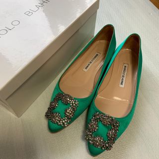 マノロブラニク(MANOLO BLAHNIK)のS☆様専用　マノロブラニク　ハンギシ　フラット(ハイヒール/パンプス)