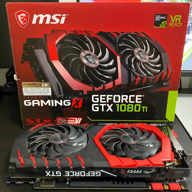 msi GeForce GTX 1080Ti GAMING X  完動品PC/タブレット