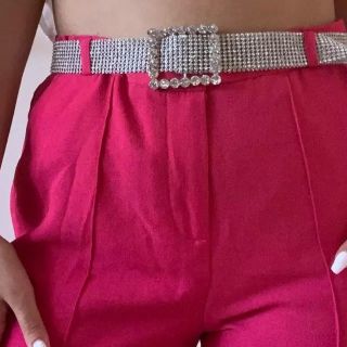 ザラ(ZARA)のRhinestone Belt 【4点のみ】(ベルト)