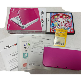ニンテンドー3DS(ニンテンドー3DS)の玉手箱様専用ページ 3DSLLピンク+付属品(家庭用ゲーム機本体)