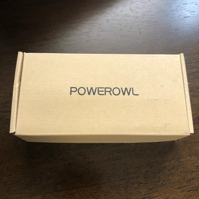 POWEROWL モバイルバッテリー5000mAh 黒色 スマホ/家電/カメラのスマートフォン/携帯電話(バッテリー/充電器)の商品写真