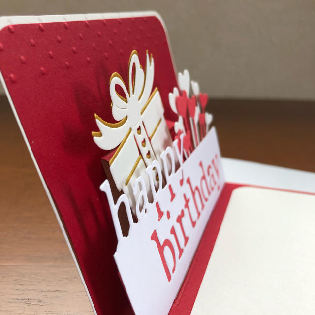 メッセージカード happy birthdayカードとミニ封筒 ハンドメイドの文具/ステーショナリー(カード/レター/ラッピング)の商品写真
