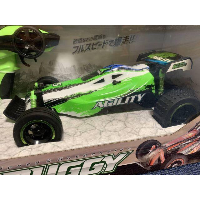 RC 2.4GHz MAX BUGGY マックスバギー グリーン エンタメ/ホビーのおもちゃ/ぬいぐるみ(ホビーラジコン)の商品写真