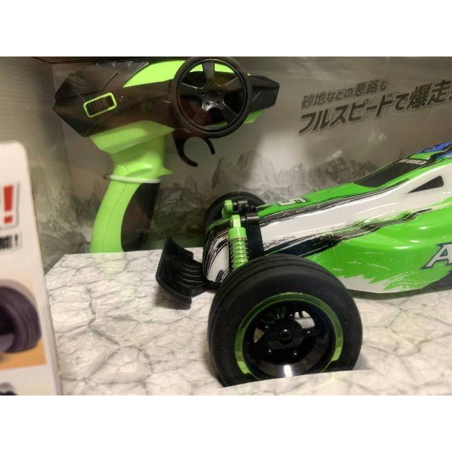 RC 2.4GHz MAX BUGGY マックスバギー グリーン エンタメ/ホビーのおもちゃ/ぬいぐるみ(ホビーラジコン)の商品写真