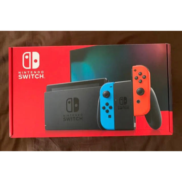 【新品】Nintendo Switch 任天堂スイッチ本体　ネオンレッド、ブルー