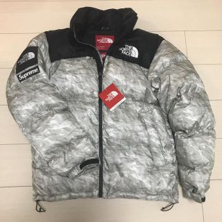 シュプリーム(Supreme)のSupreme TNF Paper Print Nuptse Jaket(ダウンジャケット)