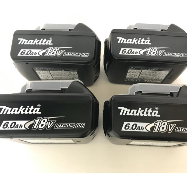 新品 マキタ 純正バッテリー 4個 18V BL1860B 18V 6.0Ah jFRKXYC9wY