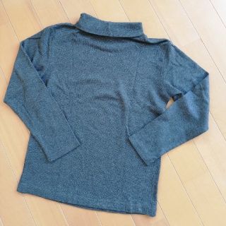 【美品】FREUDE キッズ130cm  グレー　タートルネックセーター(ニット)