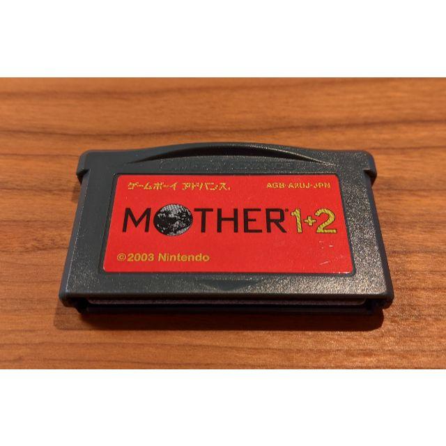 任天堂(ニンテンドウ)のMOTHER 1+2　ゲームボーイアドバンス エンタメ/ホビーのゲームソフト/ゲーム機本体(携帯用ゲームソフト)の商品写真