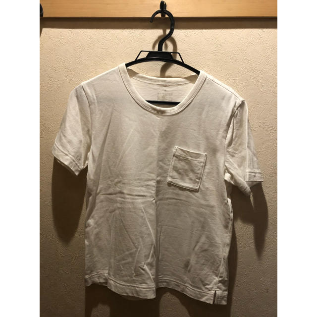 MUJI (無印良品)(ムジルシリョウヒン)の無印良品　白Tシャツ レディースのトップス(Tシャツ(半袖/袖なし))の商品写真