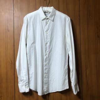 マルタンマルジェラ(Maison Martin Margiela)のMaison Martin Margiela リフレクタードット柄 size46(シャツ)