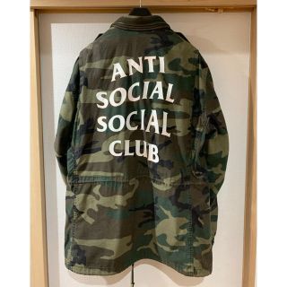 アルファインダストリーズ(ALPHA INDUSTRIES)のアルファ anti social social club ジャケット アンチ(ミリタリージャケット)