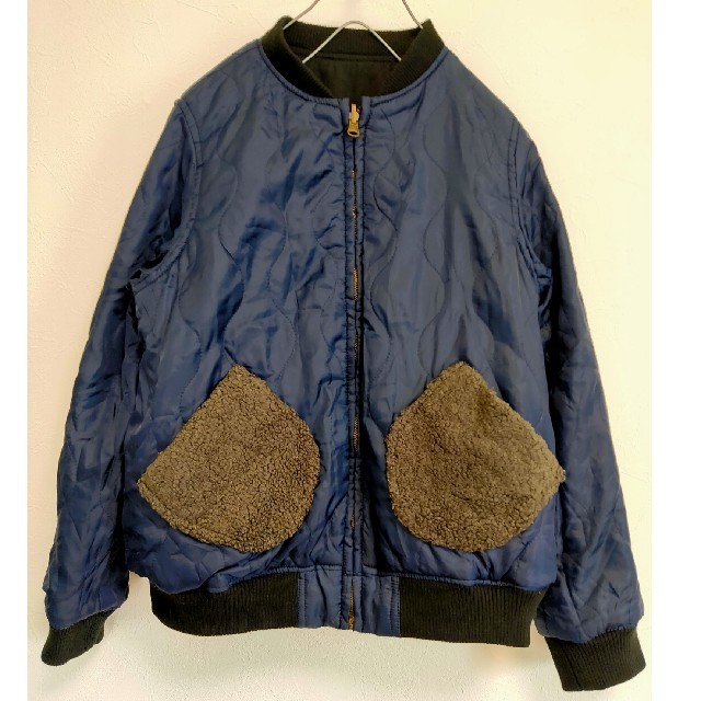 POU DOU DOU(プードゥドゥ)のPOU DOU DOU MA-1 リバーシブル ブルゾン M レディースのジャケット/アウター(ブルゾン)の商品写真