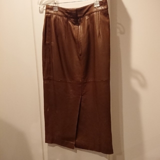 エルメス/革スカート