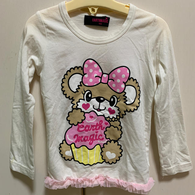 EARTHMAGIC(アースマジック)のninochan様専用🧸アースマジック　マフィーちゃんロンT キッズ/ベビー/マタニティのキッズ服女の子用(90cm~)(Tシャツ/カットソー)の商品写真