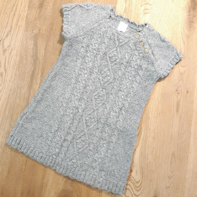 H&M(エイチアンドエム)のH&M　EUR86(US12-18)ベビーニットワンピース キッズ/ベビー/マタニティのベビー服(~85cm)(ワンピース)の商品写真