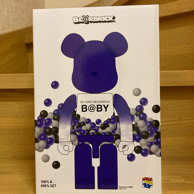 MEDICOM TOY(メディコムトイ)のMY FIRST BE@RBRICK B@BY MACAU 100%&400% エンタメ/ホビーのおもちゃ/ぬいぐるみ(キャラクターグッズ)の商品写真