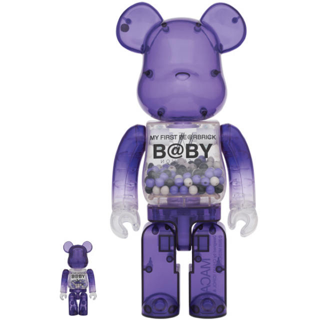 MEDICOM TOY(メディコムトイ)のMY FIRST BE@RBRICK B@BY MACAU 100%&400% エンタメ/ホビーのおもちゃ/ぬいぐるみ(キャラクターグッズ)の商品写真