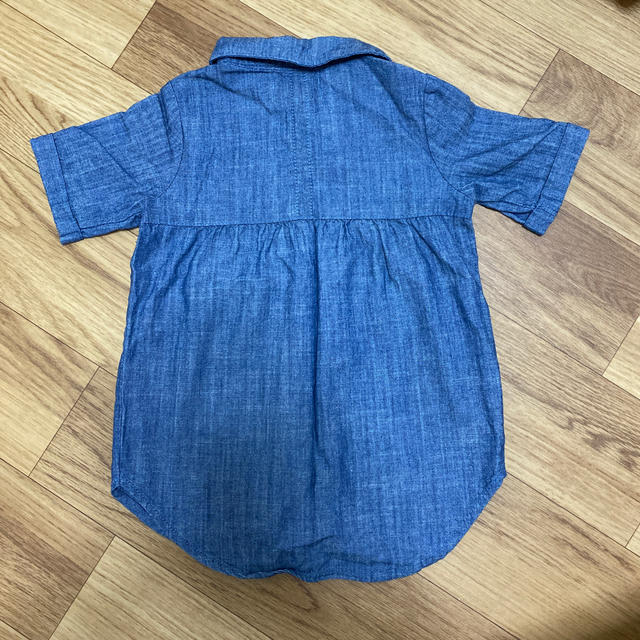 Old Navy(オールドネイビー)のデニムシャツワンピ キッズ/ベビー/マタニティのベビー服(~85cm)(ワンピース)の商品写真