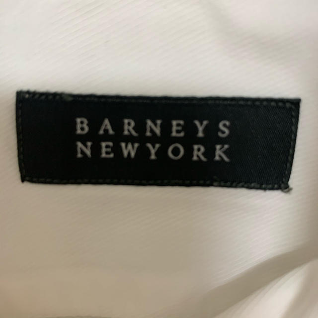 BARNEYS NEW YORK(バーニーズニューヨーク)のバーニーズニューヨーク　ビジネス半袖白シャツ メンズのトップス(シャツ)の商品写真