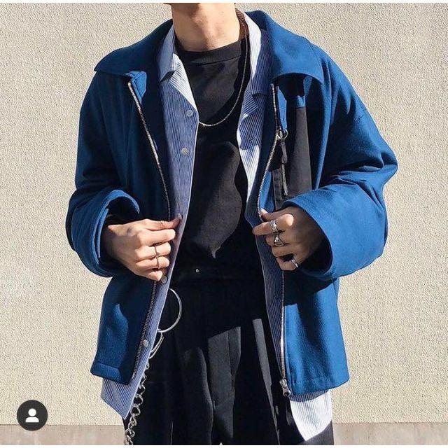 RYOTAKASHIMA Drizzler jacket Blue | hartwellspremium.com