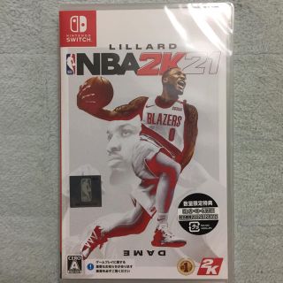 ニンテンドースイッチ(Nintendo Switch)のSwitch NBA 2K21 封入特典付 新品未使用(家庭用ゲームソフト)