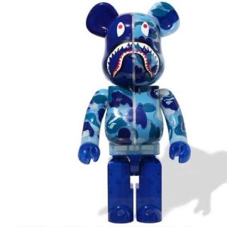 アベイシングエイプ(A BATHING APE)のBape ABC Camo Be@rbrick Clear 1000% ブルー(その他)