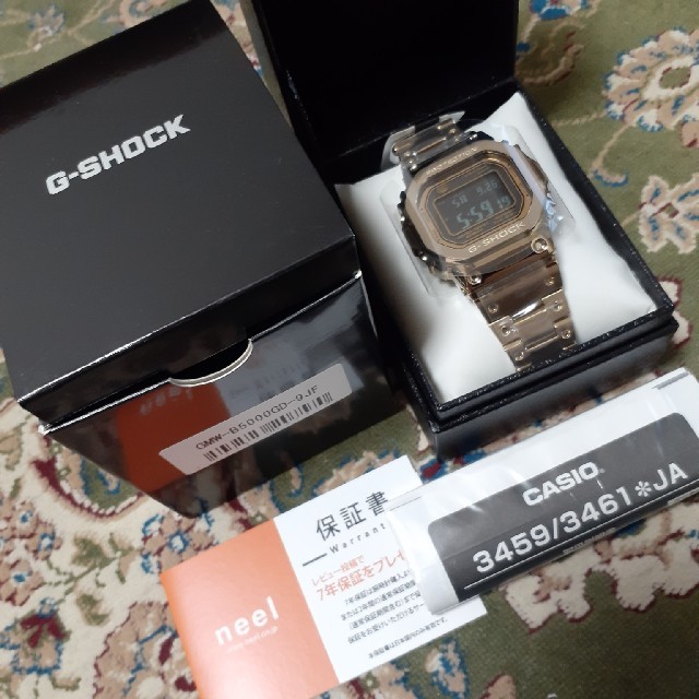 CASIO G-SHOCK GMW-B5000GD-9JF 国内正規品 未使用品JJY周波数