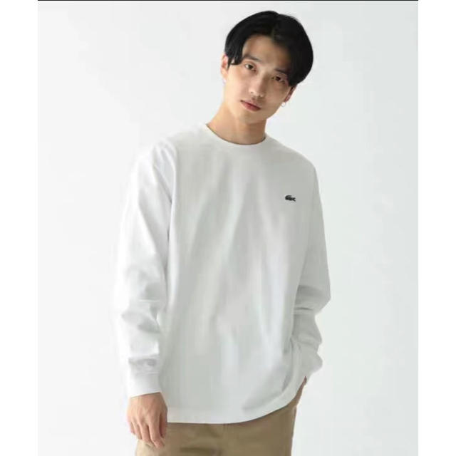 LACOSTE × BEAMS / 別注 ビッグ ワニ ロングスリーブ Tシャツ