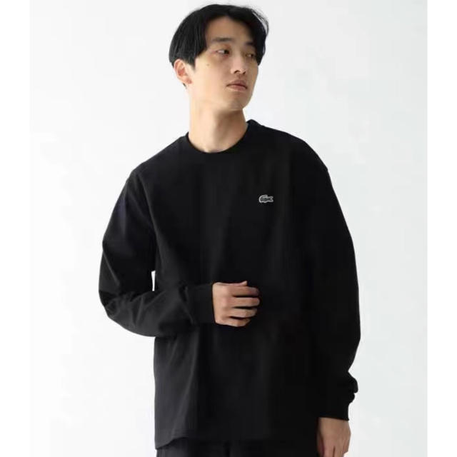 BEAMS - LACOSTE × BEAMS / 別注 ビッグ ワニ ロングスリーブ Tシャツ