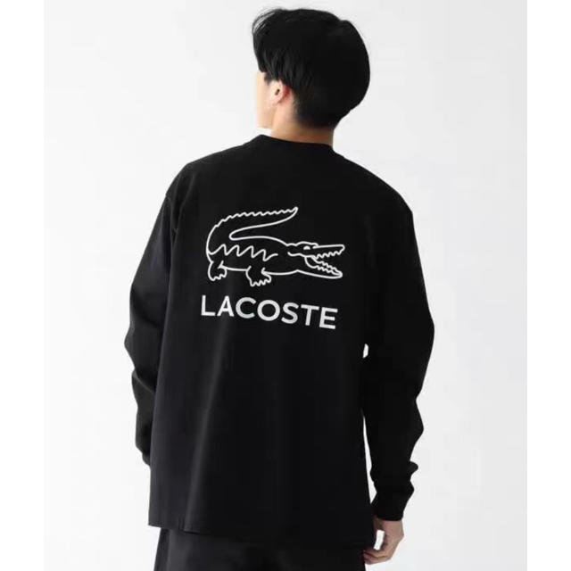 LACOSTE × BEAMS / 別注 ビッグ ワニ ロングスリーブ Tシャツ