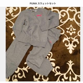 プーマ(PUMA)のPUMA  ショッキングピンクマーク　スウェット上下セット(その他)