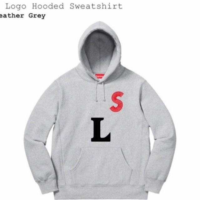 Supreme 20aw Sロゴ hooded sweatshirt Lトップス