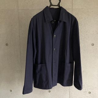 アーペーセー(A.P.C)のアーペーセー APC コットンジャケット Lサイズ　ネイビー(ブルゾン)