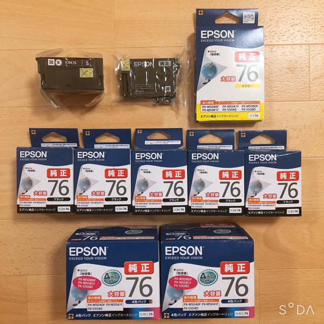 誕生日プレゼント EPSON - 早い者勝ち！EPSON 純正 76  インクセット PC周辺機器