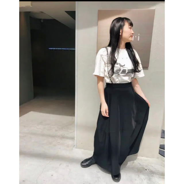 ロングスカートAmeri VINTAGE CHAIN SUSPENDER SKIRT