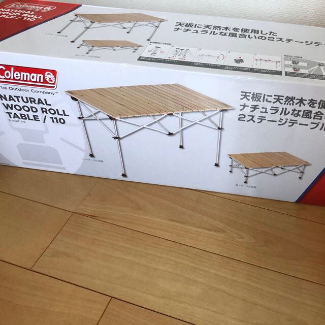 Coleman(コールマン)のコールマン  ナチュラルウッドテーブル110 スポーツ/アウトドアのアウトドア(テーブル/チェア)の商品写真