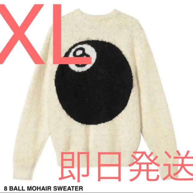 39s80stussy 8 BALL MOHAIR SWEATER