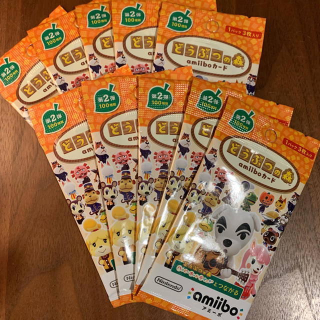 どうぶつの森 amiiboカード 第2弾 10パックセット