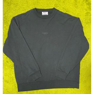 アクネ(ACNE)のacne studios リバースロゴスウェットシャツ ダークグリーン M(スウェット)