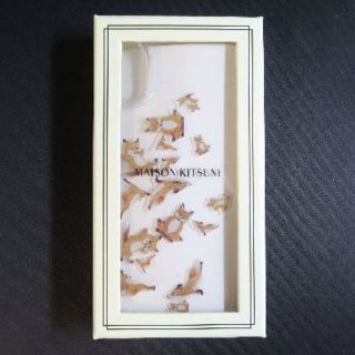 メゾンキツネ(MAISON KITSUNE')のMAISON KITSUNE IPHONE CASE AQUA YOGA FOX(その他)