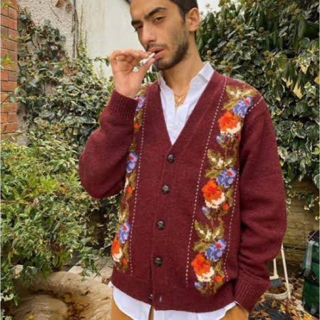 Supreme Floral Stripe Cardigan