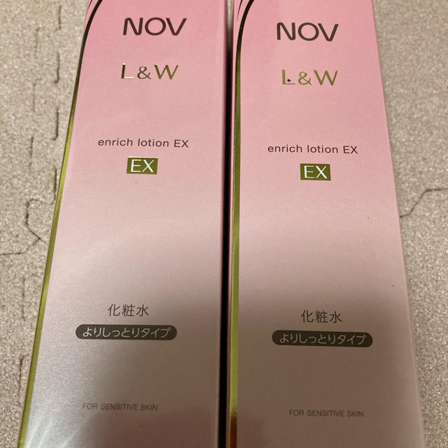 NOV(ノブ)のノブ　エンリッチローション EX よりしっとりタイプ　120mL  2本セット コスメ/美容のスキンケア/基礎化粧品(化粧水/ローション)の商品写真