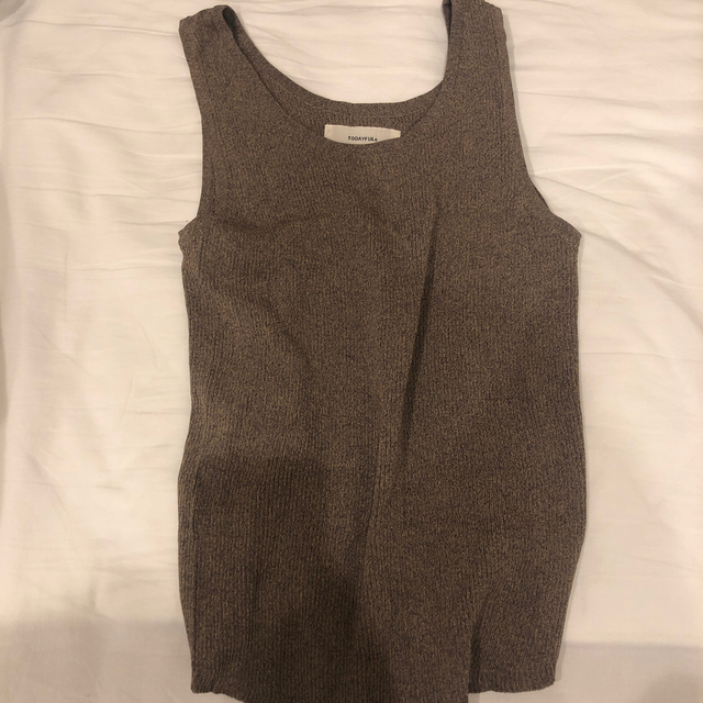 TODAYFUL(トゥデイフル)のトゥデイフル　Round Hem Tanktop レディースのトップス(ニット/セーター)の商品写真